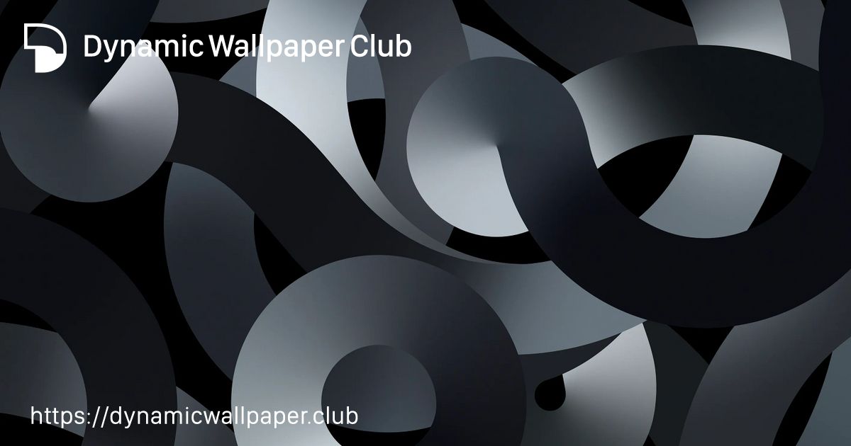 Ribbons Grey - Dynamic Wallpaper Club
