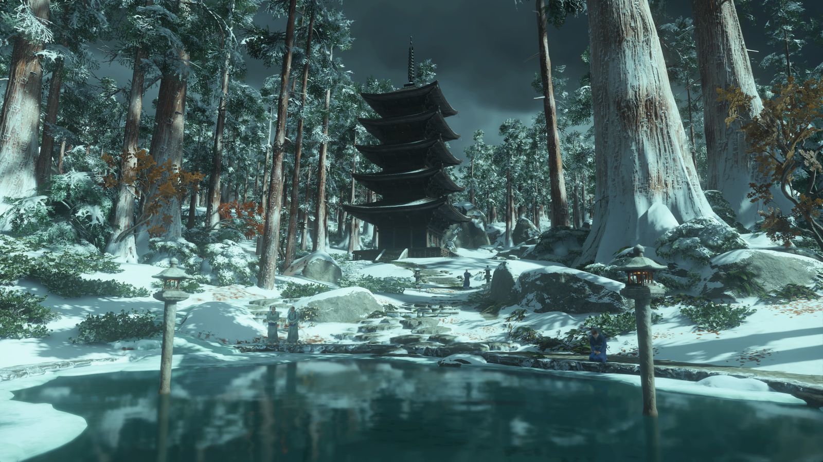 Ghost of Tsushima Jogaku Temple Dynamic Wallpaper Club