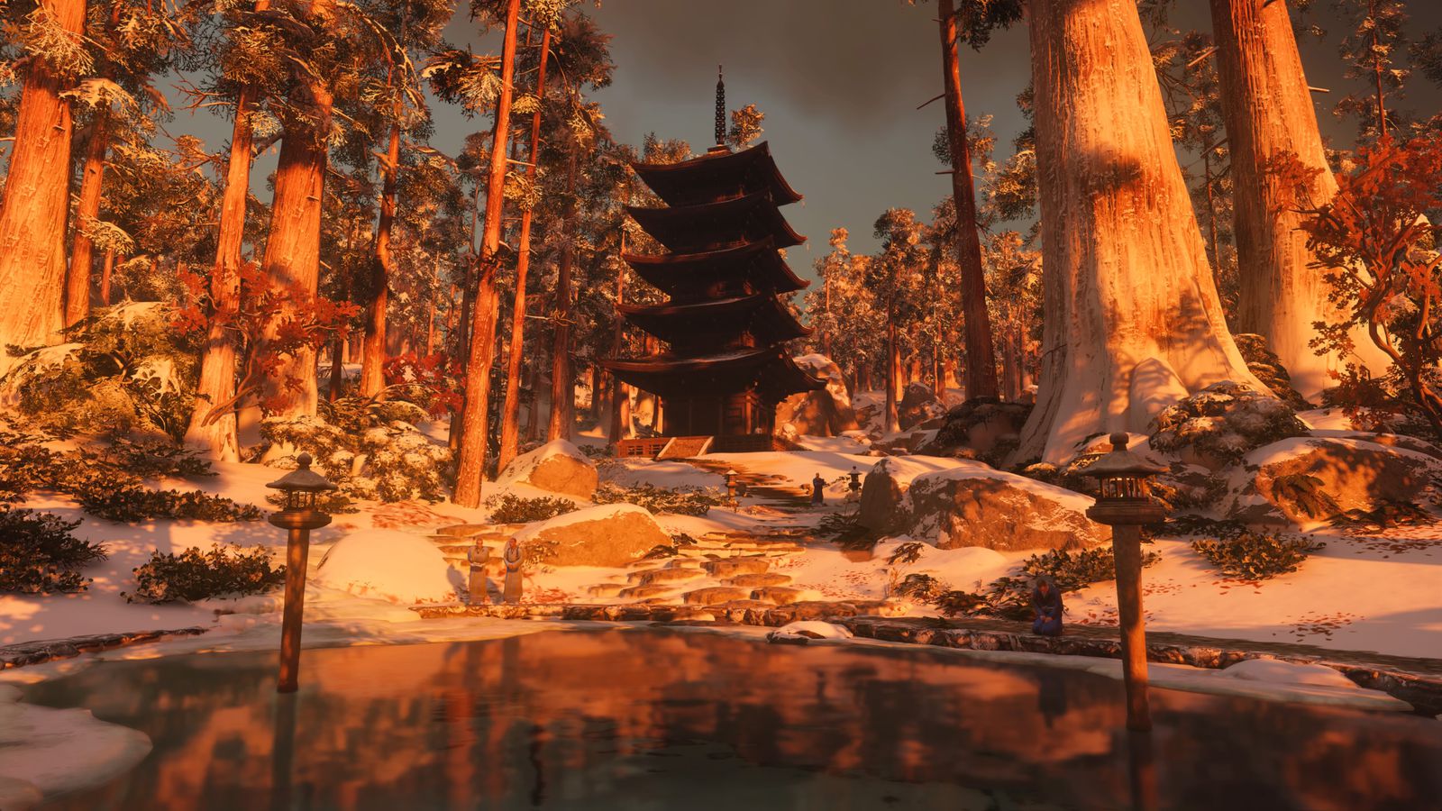 Ghost of Tsushima Jogaku Temple Dynamic Wallpaper Club