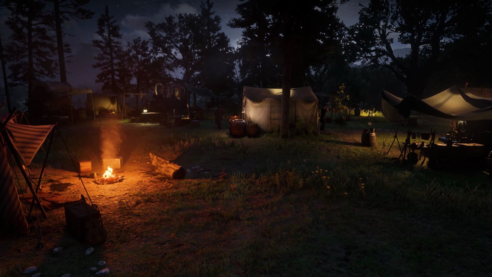 Red dead redemption 2 4K Camp Dynamic Wallpaper Club