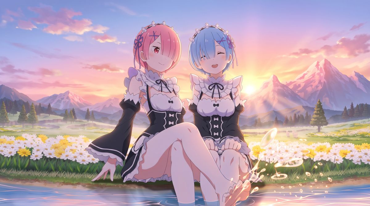 Ram and Rem - Dynamic Wallpaper Club