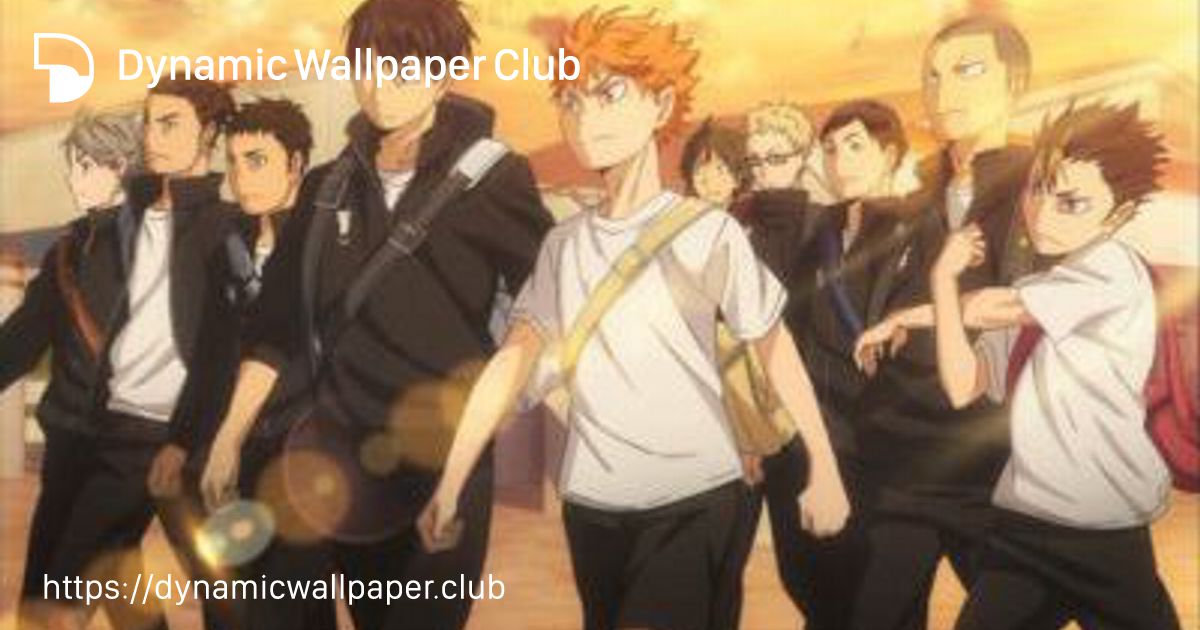 Haikyuu! - Dynamic Wallpaper Club