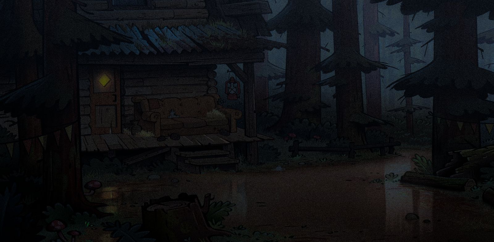 Mystery Shack Porch - Dynamic Wallpaper Club