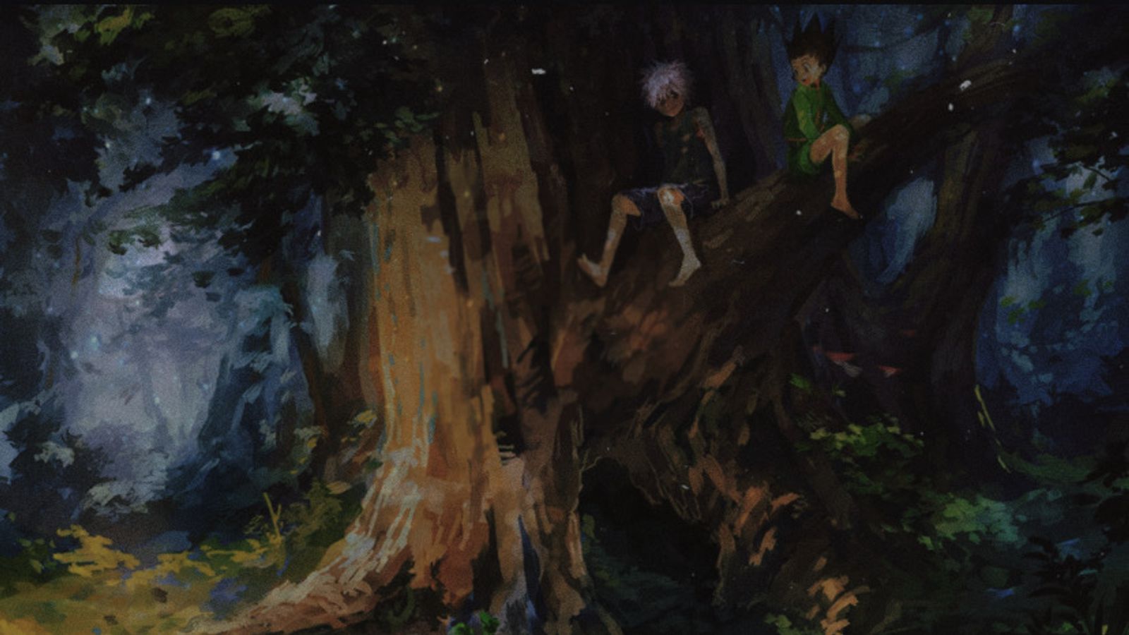 Gon and Killua Tree - Dynamic Wallpaper Club