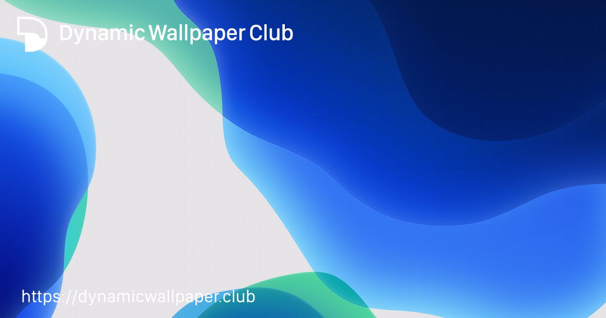 iOS 13 Blue - Dynamic Wallpaper Club