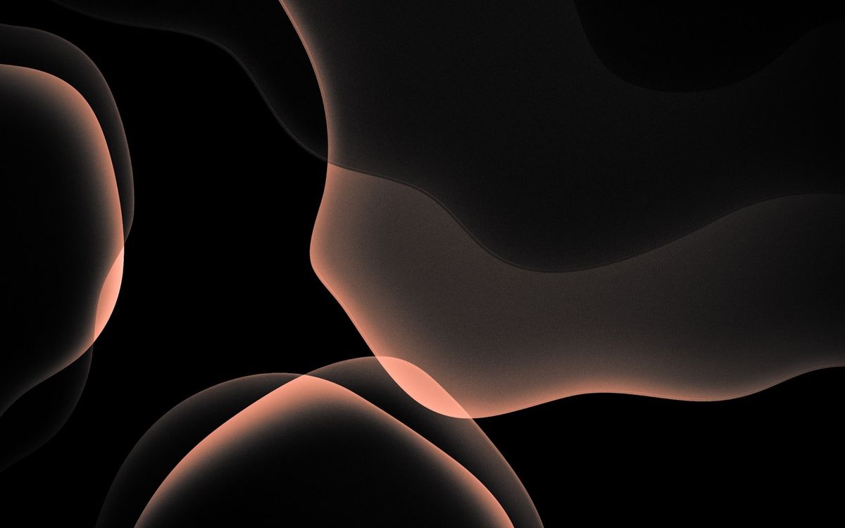 IOS 13 Abstract Yellowish/Brownish Dynamic Wallpaper Club