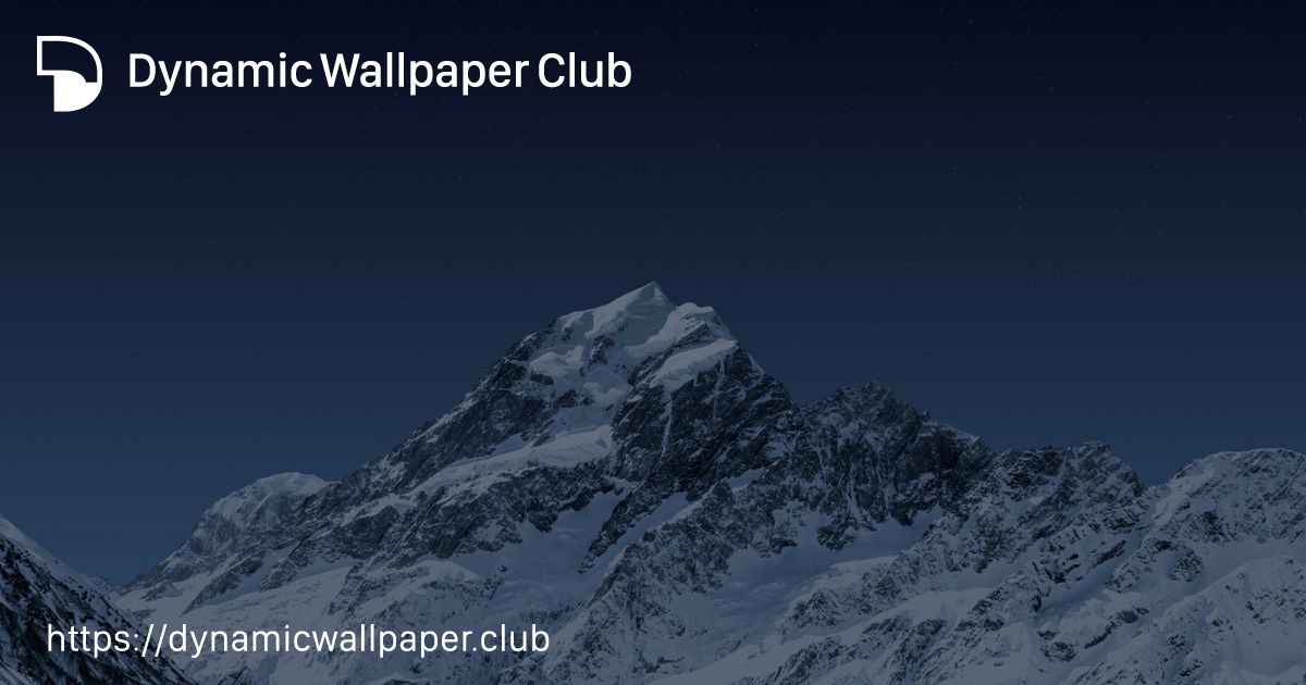 Mountain - Dynamic Wallpaper Club